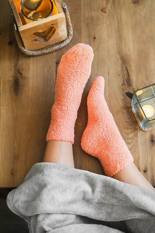 Hebké domáce ponožky nielen na spanie