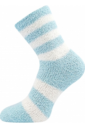 Veselé pužkované ponožky zo žinylky jemný lem neškrtia a nesťahujú mäkké a jemné na dotyk teplé a hrejivé na