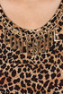 Mini šaty s leopardím vzoom