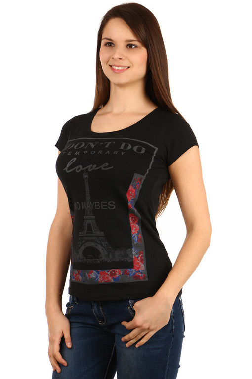 Dámske tričko s Eiffelovkou
