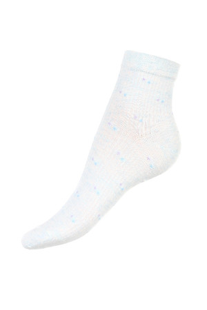Nízke bodkované ponožky. Materiál: 85% bavlna, 10% polyamid, 5% elastan Dovoz: Maďarsko