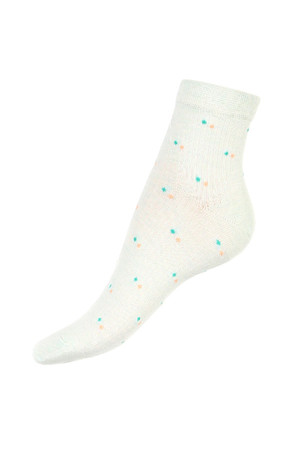 Nízke bodkované ponožky. Materiál: 85% bavlna, 10% polyamid, 5% elastan Dovoz: Maďarsko