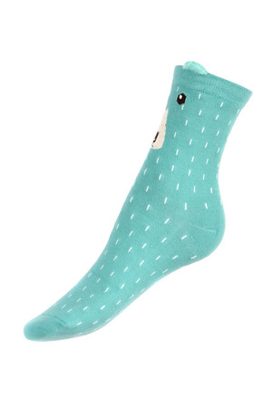 Nápadité dámske ponožky s motívom medveďa. Materiál: 90% bavlna, 5% polyamid, 5% elastan