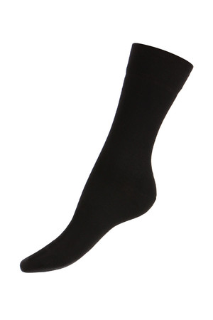 Jednofarebné dámske ponožky. Materiál: 80% bavlna, 17% polyamid, 3% elastan