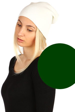 Jednoduchá dámska čiapka, široký výber farieb. Rozmer: 20-38 cm. Materiál: 100% akryl.