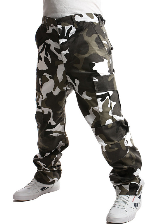 Pánske nohavice s army vzorom