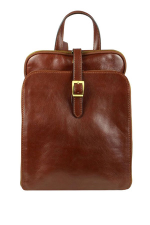Vintage originálny unisex batoh z pravej kože Desing Nadčasový celokožený batoh pre elegantnú dámu s inovatívnym
