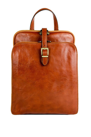 Vintage originálny unisex batoh z pravej kože Desing Nadčasový celokožený batoh pre elegantnú dámu s inovatívnym