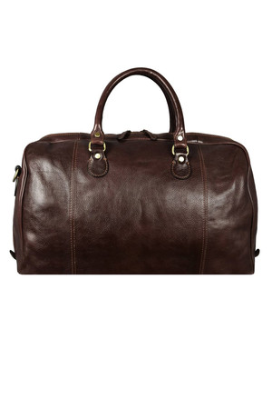 Retro kožená cestovná taška Design nadčasový vintage štýl z pravej tel'acej kože kombinuje časom preverený design