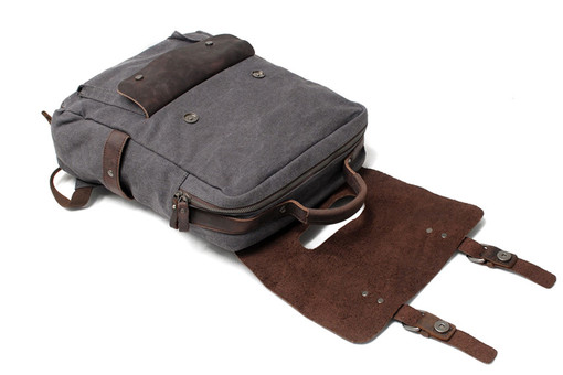 Retro klasický batoh s vreckami