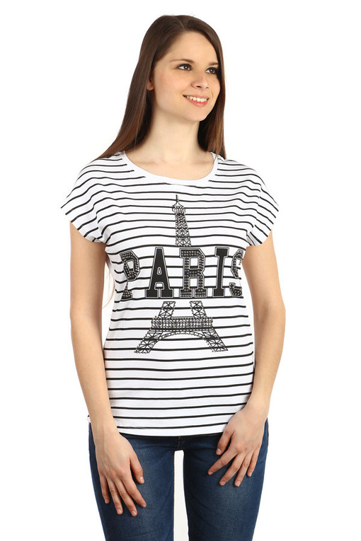 Bavlnené dámske tričko Paris