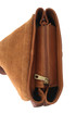 Dámsky kožený jednofarebný batoh