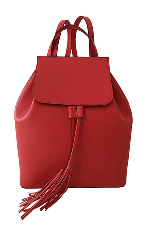 Elegantný dámsky kožený batoh vhodný do mesta - dovoz z Talianska. Sú pre neho charakteristické syté pastelové farby