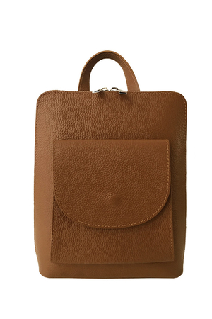 Menší elegantný dámsky batoh z pravej kože vhodný do mesta. Vybobeno v Taliansku, precízne vypracovanie. Dodávame vo