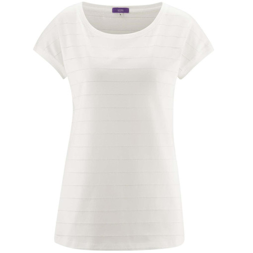 Dámske tričko z organickej bavlny dierovaný vzor