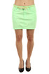Dámska zelená krátka letná sukňa
