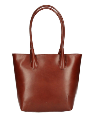 Dámska shopper kabelka z pravej kože najobl'úbenejší typ kabelky hladký design jednofarebné prevedenie priestranná a