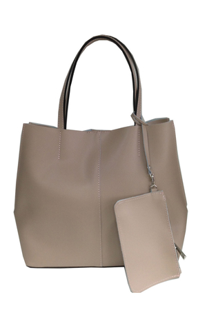 Dámska elegantná kabelka do ruky aj cez rameno hladký design kožené puzdro na telefón s koženým pásikom a