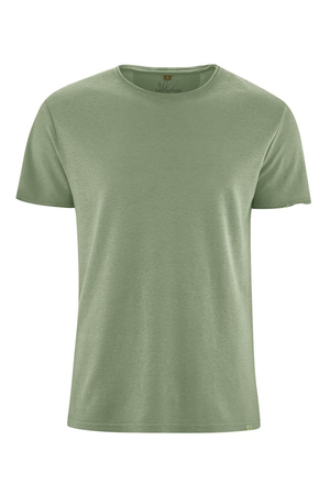 Pánske EKO tričko s krátkym rukávom okrúhly výstrih krátky rukáv prírodné materiály každodenné nosenie
