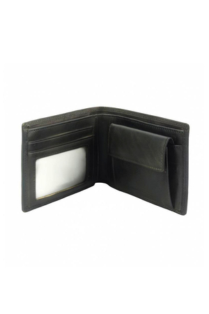 Elegantná peňaženka - portmonka z pravej kože jednoduché prevedenie bez zapínania otváracia priehradka na mince miesto