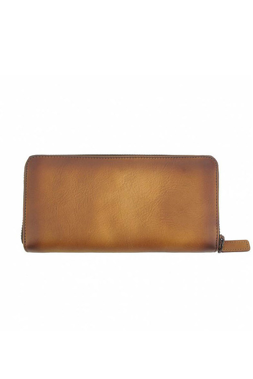 Rustikálna kožená listová peňaženka