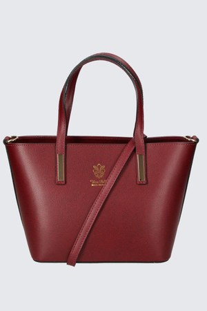 Väčšia dámska kožená kabelka v úžasnom talianskom dizajne. vnútorné malé vrecko na zips na peňaženku a cennosti
