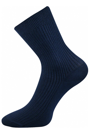 Dámske a pánske bavlnené zdravotné ponožky. mimoriadne voľný, nestahujúci sa lem rebrovaný úplet lem bez gumy