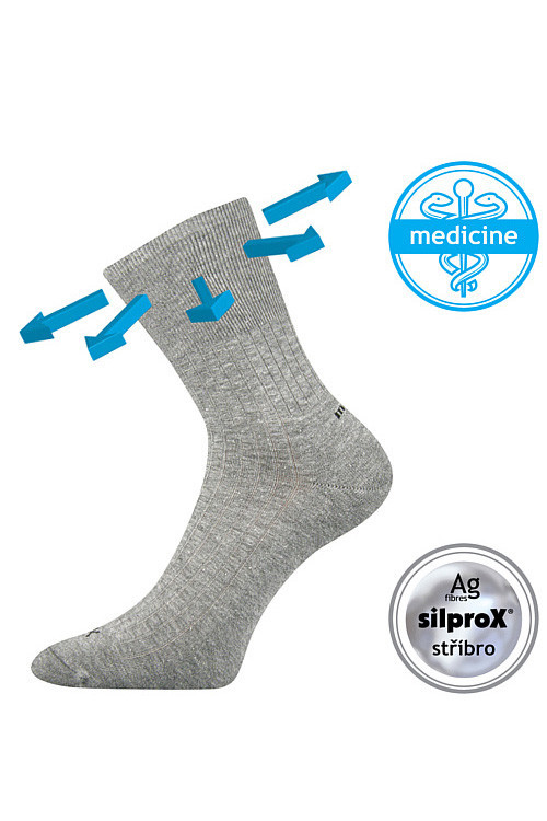 Zdravotné antibakteriálne ponožky so striebrom