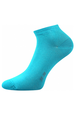 Dámske nízke bavlnené ponožky. mix pastelových farieb - magenta, ružová, tyrkysová v každom balení slabé ponožky