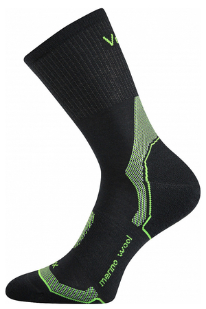 Pánske a dámske outdoorové vlnené ponožky. teplé froté ponožky polstrované zóny proti otlakom a pľuzgierom voľný