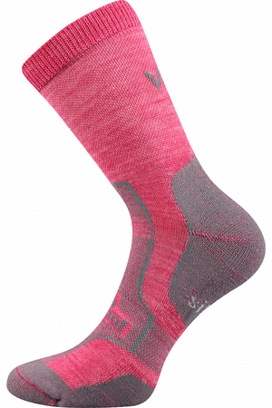 Pánske a dámske trekingové vlnené ponožky. odolné a funkčné ponožky pre horskú turistiku zosilnené chodidlo proti