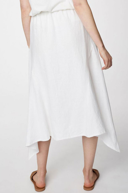 Dámska jednofarebná sukňa z konope