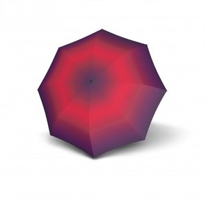 Dámsky skladací plne automatický vetruodolný dáždnik s retro farebným motívom. Dĺžka zloženého dáždnika: 28 cm