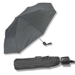 Pánsky skladací manuálny vetruodolný dáždnik s retro vzorom. Dĺžka zloženého dáždnika: 25 cm Priemer strechy