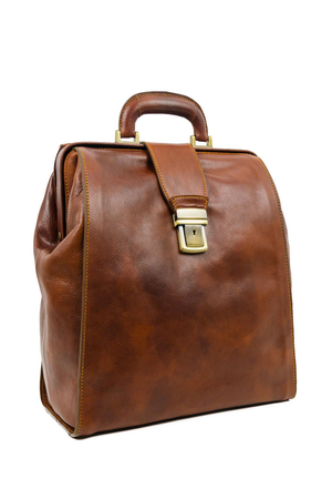 Luxusný kožený batoh / taška z kvalitnej hovädzej kože Vachetta dokonalý desing vnútro z kvalitnej bavlny s decentnou