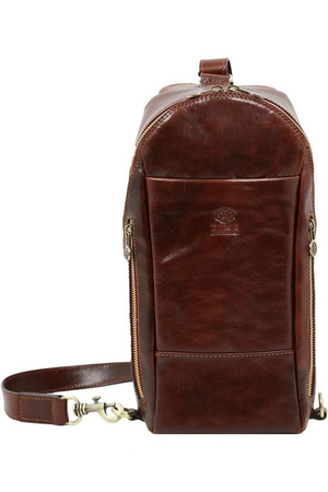 Väčšia kožená crossbody taška z luxusnej rady Premium. Kvalitná talianska taška vhodná pre náročných mužov a