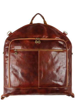 Talianska kožená taška na oblek z luxusnej rady Premium. Upozornite na seba štýlovým pánskym spoločníkom na cesty,