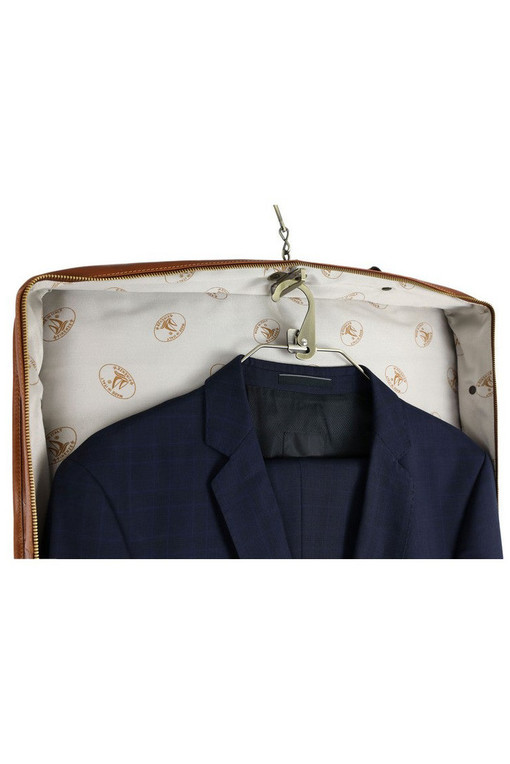 Luxusná talianska kožená taška na oblek
