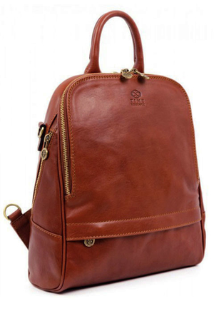 Dámsky kožený batoh z luxusnej rady Premium. Convertible design zaisťuje jednoduchú premenu batohu v tašku cez rameno.