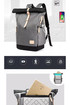 Študentský rolovací batoh s USB 