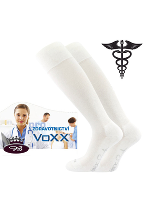 Špeciálne zdravotnícke jednofarebné podkolienky od značky Voxx nielen pre zdravotníkov dvojitý, pohodlný, neškrtiaci