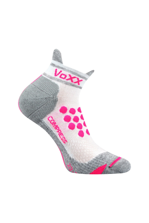 Nízke kompresné ponožky od českej značky Voxx anatomicky tvarované polstrované zóny s obsahom iónov striebra -