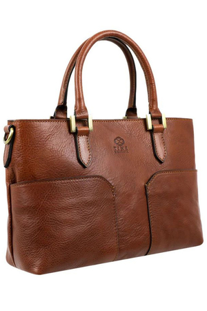Dámska minimalistická kabelka z prvotriednej hovädzej kože, ručně farbená, ušitá v Taliansku bavlnená podšívka