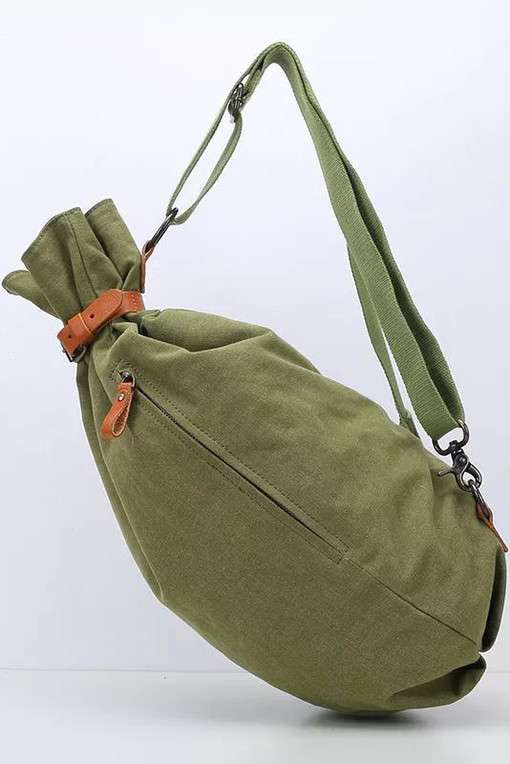 Plátený batoh v army štýle