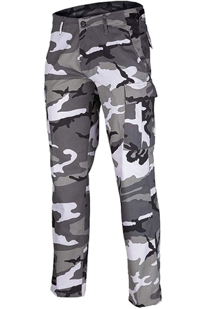 Army pánske dlhé nohavice s vreckami praktický maskáčový vzor padnúci strih 2 predné priehmatové vrecká 2 zadné