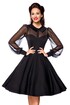 Čierne vintage šaty