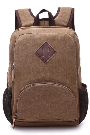 Menší školský batoh s vreckami hlavný oddiel uzatvárateľný zipsom vnútri vrecko na zips polstrovaná priehradka na