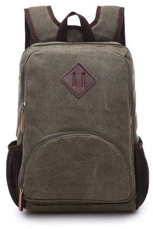 Menší školský batoh s vreckami hlavný oddiel uzatvárateľný zipsom vnútri vrecko na zips polstrovaná priehradka na