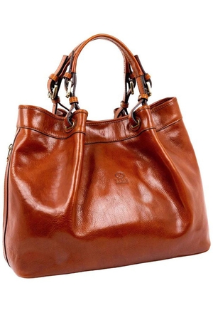 Veľká kožená kabelka na notebook aj nákupy z luxusného radu Premium. Kvalitná talianska kabelka vhodná pre náročné